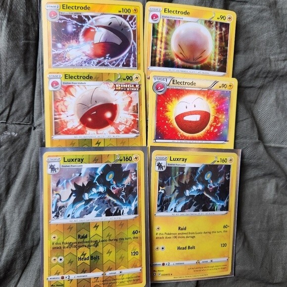 Electrode, Luxray Pokemon Card Lot - Picture 1 of 4